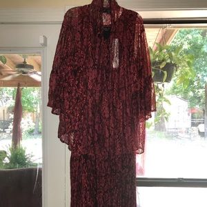 Red Lace 2 piece Lola Dress